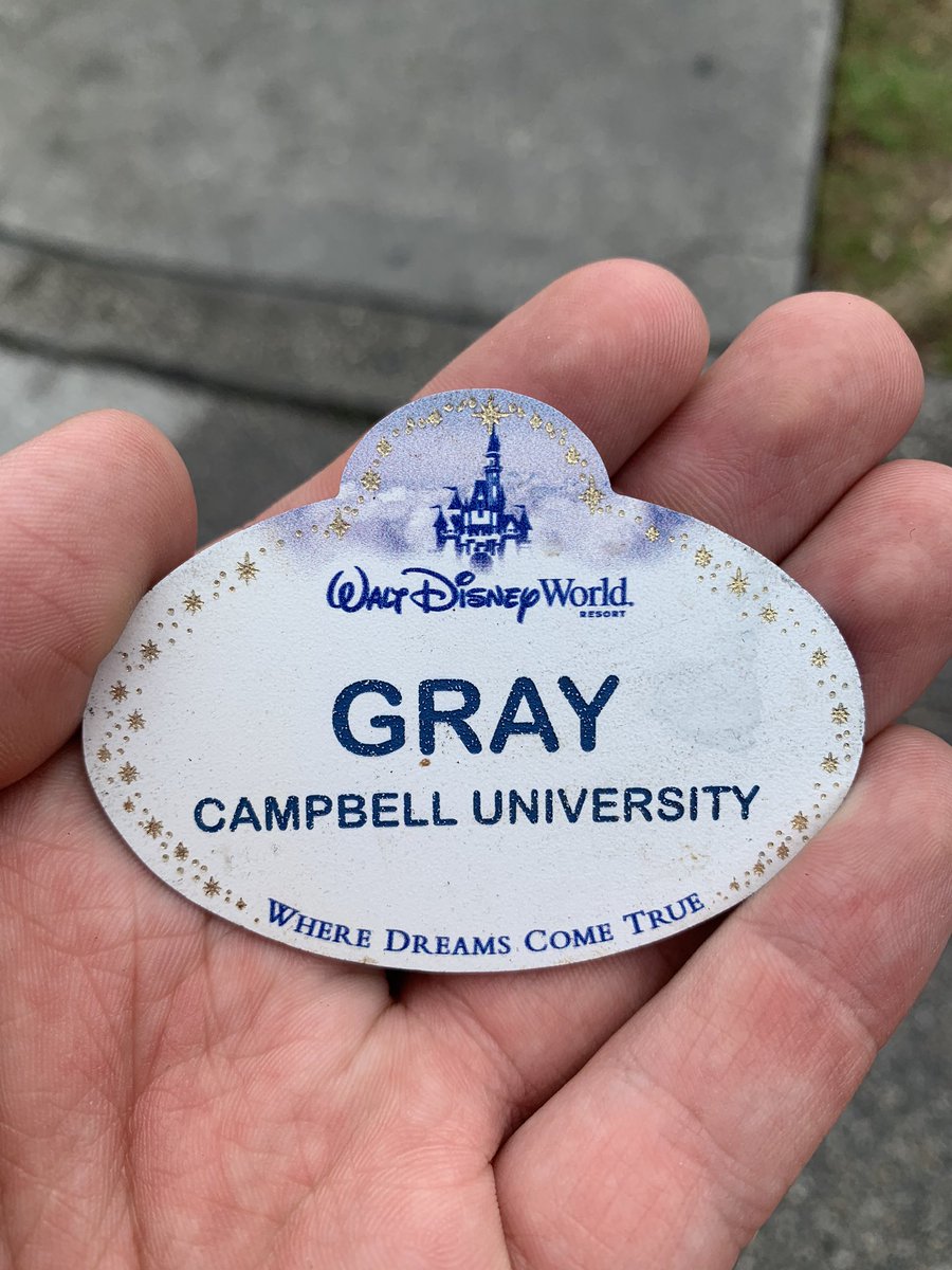 wgraybarnhill's tweet photo. While wearing this name tag today, I was asked, “How did you like @campbelledu?” Without hesitation, I immediately explained how much I loved it and how much I wished I was still there! Nothing is better than Buies Creek! #ProudToBeACamel #RollHumps https://t.co/TraN7R0Awo
