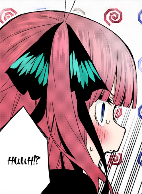 🚀🌕SpaceSandy⭐🌻さんがTwitterに投稿した中野二乃(五等分の花嫁)のイラスト。