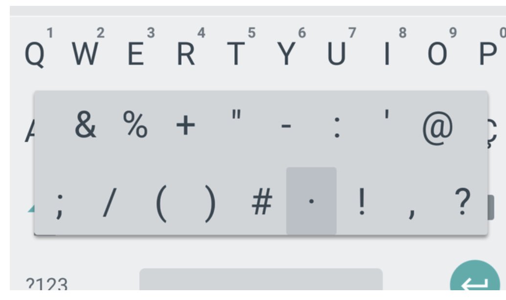 CatalanCulture's tweet image. How to properly type “l·l” in your smartphone:

#puntvolat #interpunct
