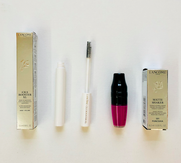 davelackie's tweet image. Today&apos;s luxe beauty giveaway is Lancome&apos;s great Cils Booster XL Mascara Base + Matte Shaker Liquid Lipstick in a great purple hue called &quot;Funcshia&quot;. To enter, RT &amp;amp; follow @davelackie