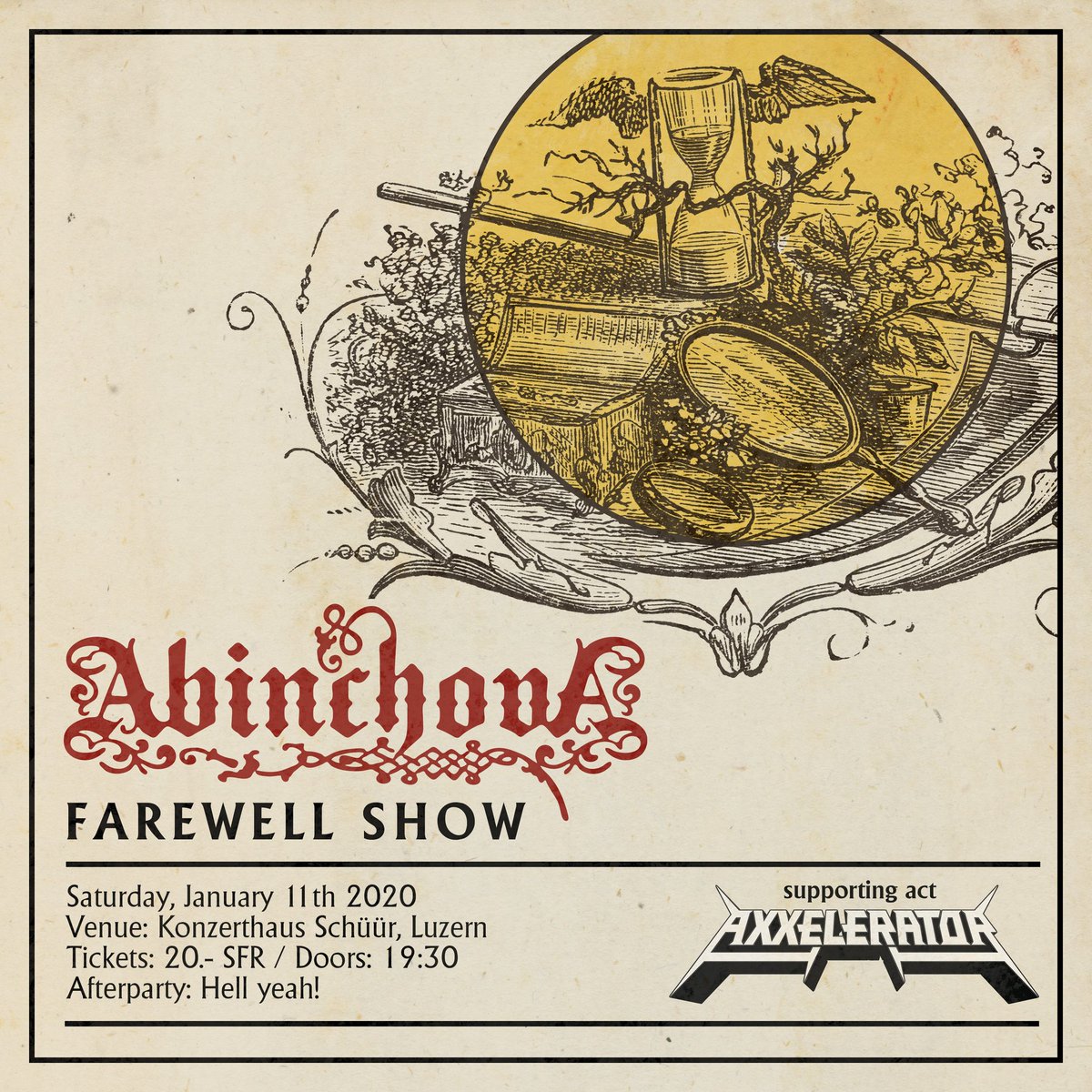 Two more weeks until the big night! 🤘 #abinchova #folkmetal #melodicdeathmetal #swissmetal