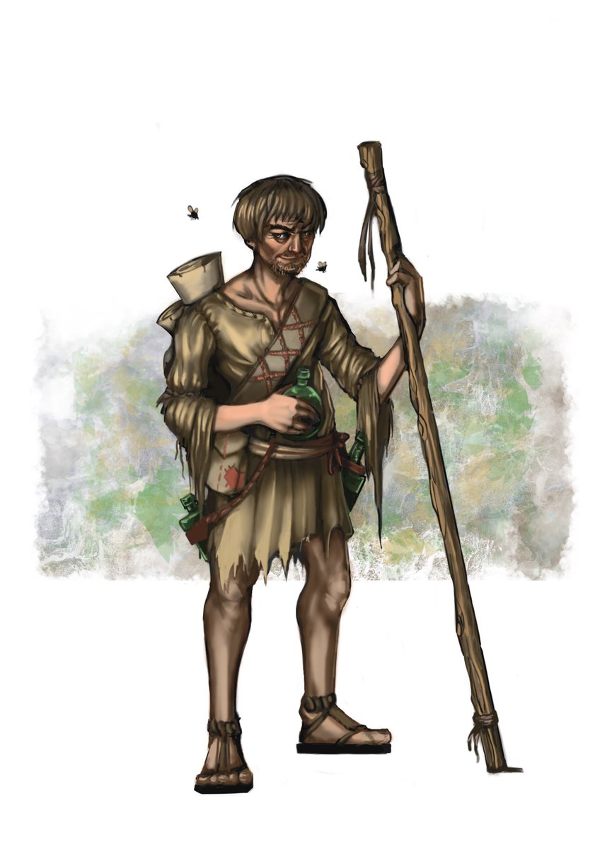 Anniequaa's tweet photo. Zerborth, drunk monk & trusty alcohol
#dnd5e #dndcharacterart #characterdesign #dndart #commission #painting #conceptart #twitterart #ipad #procreate #dndmonk #monkcharacter #5emonk https://t.co/RWVbTG5blZ