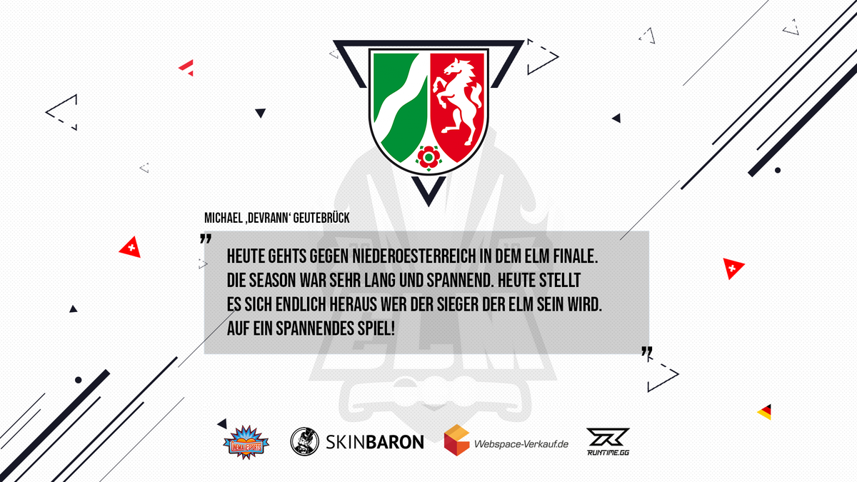 In 45 Minuten startet das Finale in der #ELM! @devraNNCSGO äußert sich zum heutigen Spiel.