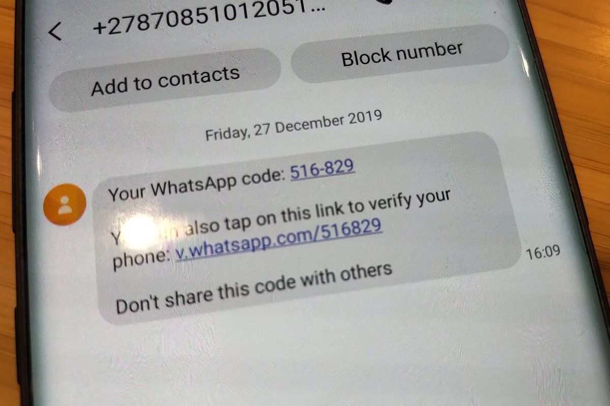 WhatsApp has a serious security breach, identities are being hijacked by hacking. Then there is the abusive messages &amp; ransome demands <a href="/Facebook/">Facebook</a> <a href="/finkd/">Mark Zuckerberg</a> 

Do NOT share your OTP with any friends or contacts in your contacts.The double verification makes its impossible  to resolve.