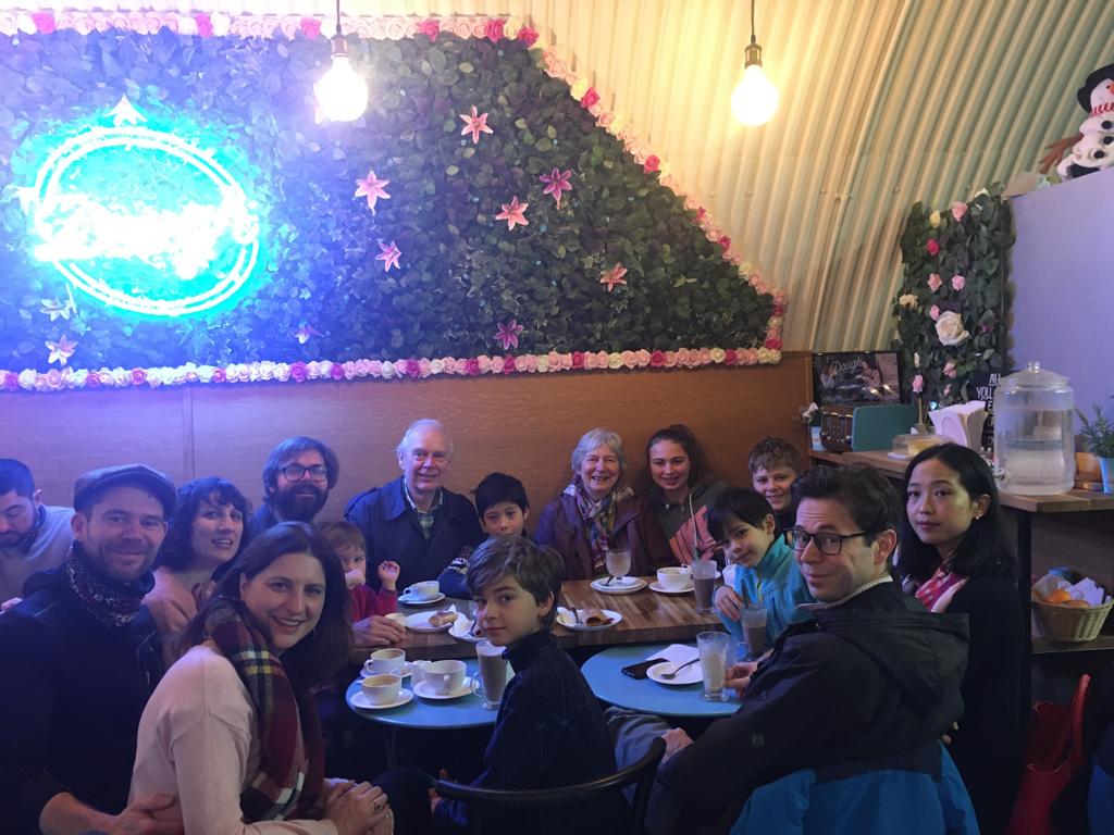 sarahjradio's tweet photo. Our family were big fans of #TheApprentice2019. Today a visit to winner Carina's @doughbakehouse. Such a warm welcome, lovely coffee and huge doughnuts. Thanks @carinalepore. It made our day. https://t.co/otUAB04vq2
