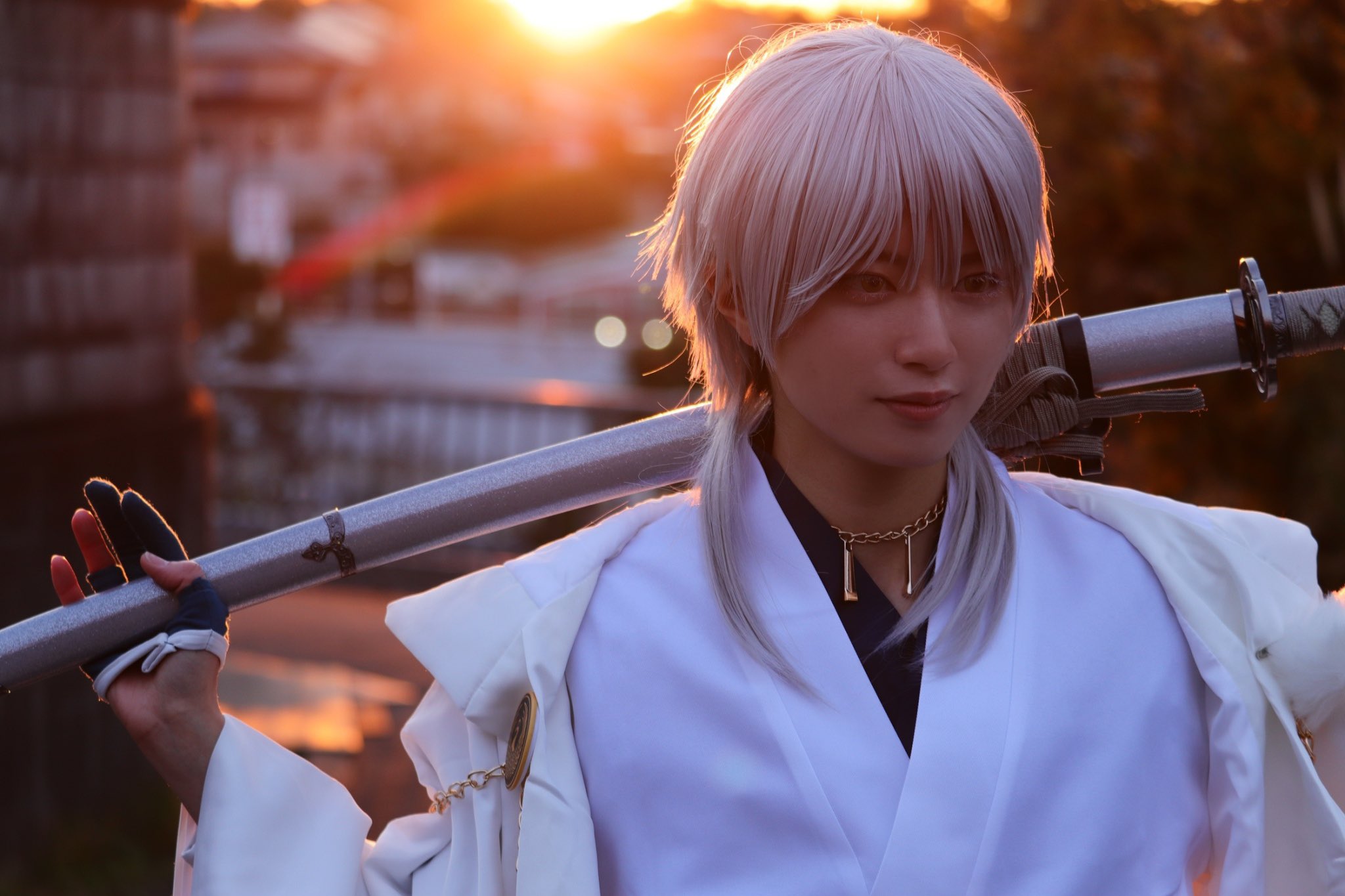 Lサイズ 刀剣乱舞 鶴丸国永 コスプレ衣装
