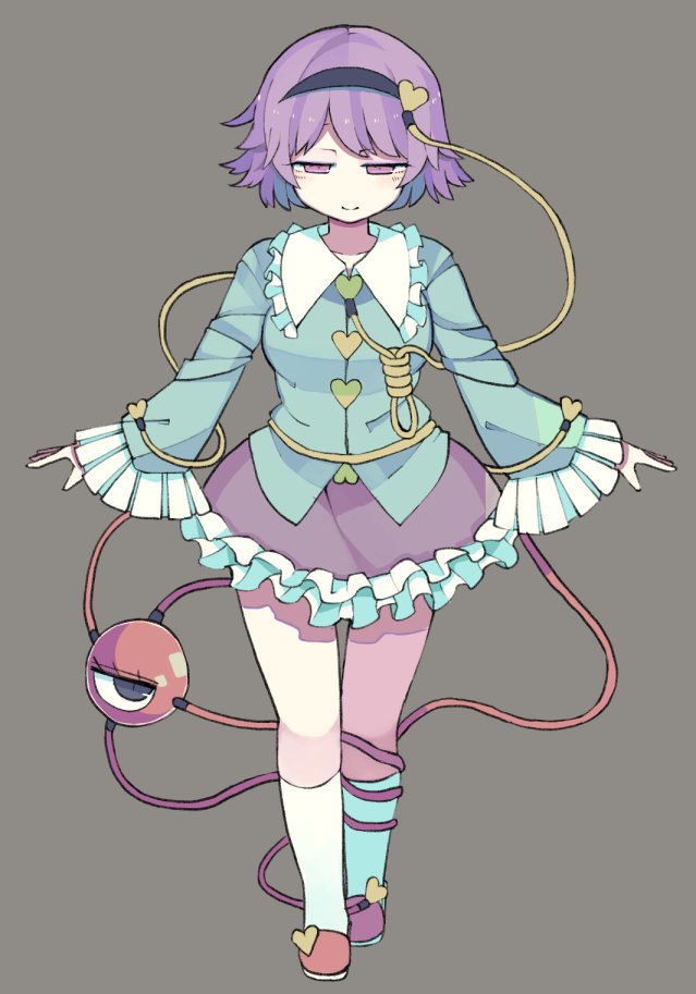 古明地さとり 「。 」|バロンのイラスト