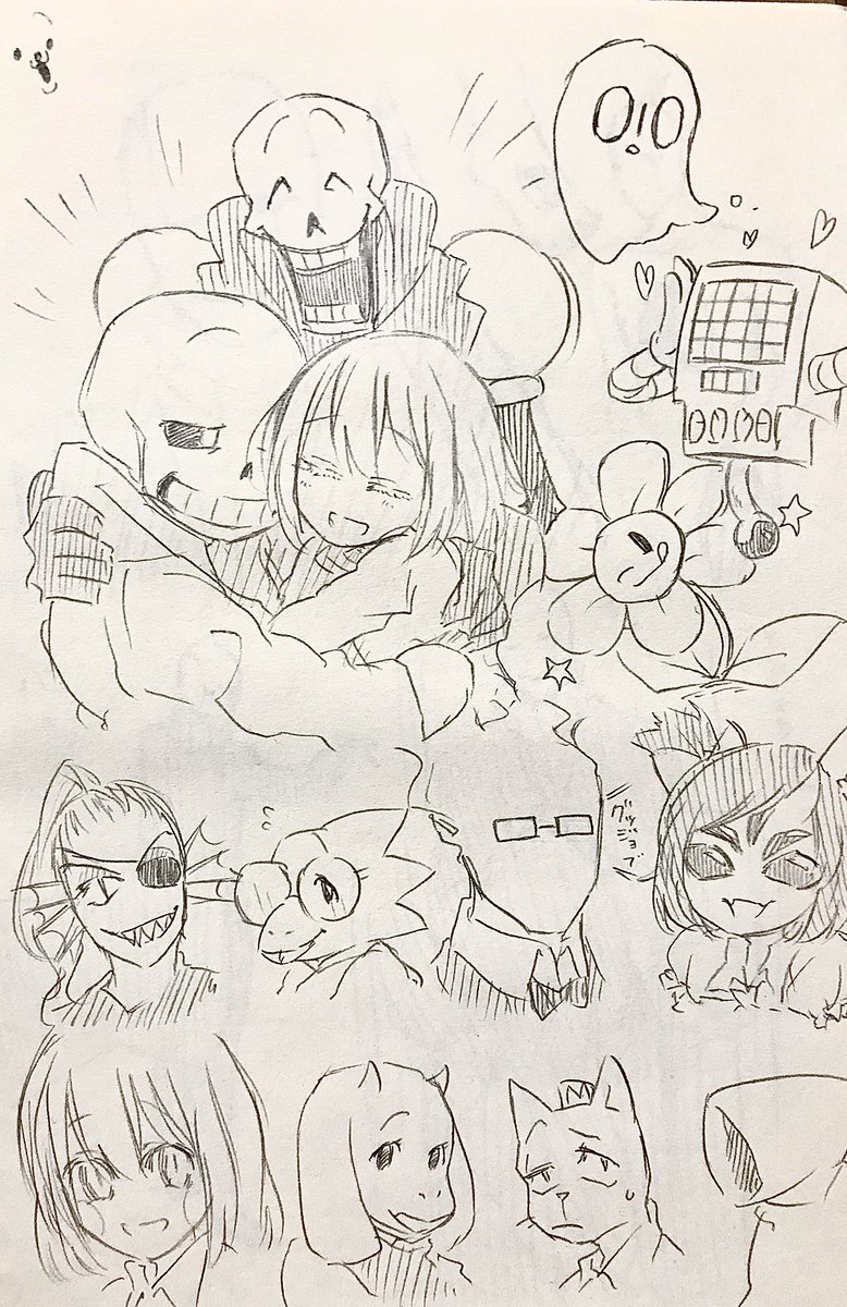 捨てるノートにだいぶ前描いた落書きがあったので供養① 