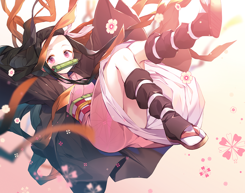 竈門禰豆子 「#竈門禰豆子誕生祭2019
おめでとう～?? 」|にもし🕊のイラスト