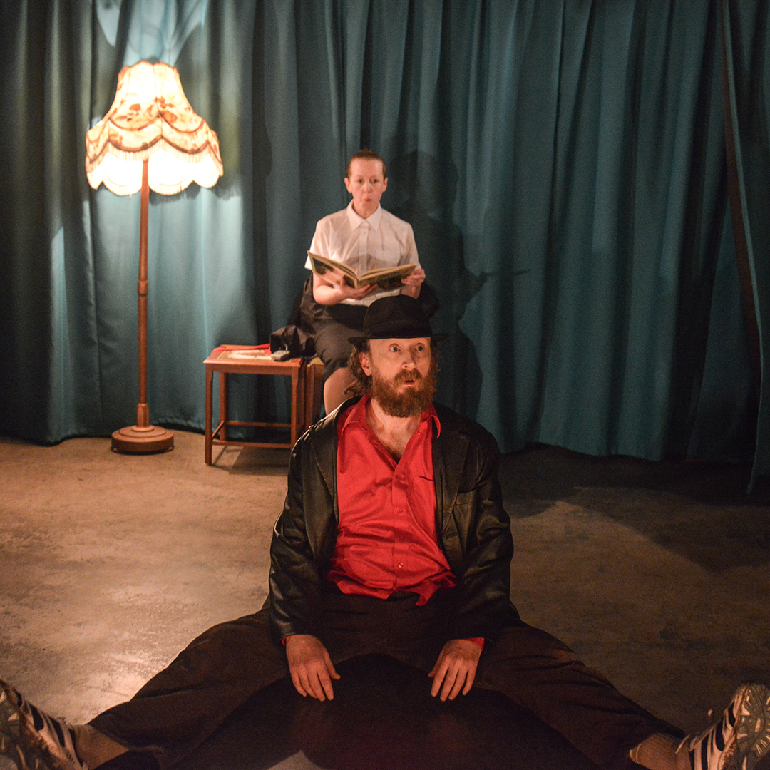 NPtheatre's tweet photo. Audiences have been transported to Finland, Nigeria and inside a Wolf's belly thanks to the talent and imagination of designer Amelia Jane Hankin @AmeliaJHankin #NP12Days #ManWithout https://t.co/j0ebYqP6oj