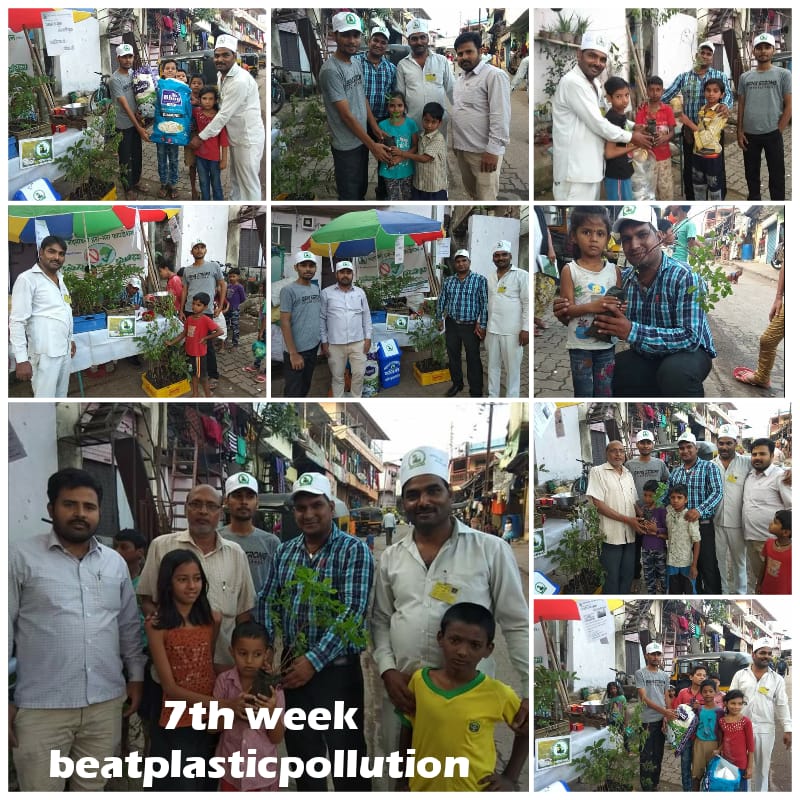 ShbFoundation's tweet photo. #159week(Saturday)
#7thweek of #beatplasticpollution
Collected almost #4kg of plastics with help of #13children's and distributed #7plants in return.
Thank you all the participant and special thanks to interactive children's https://t.co/tR9iRSWGgh