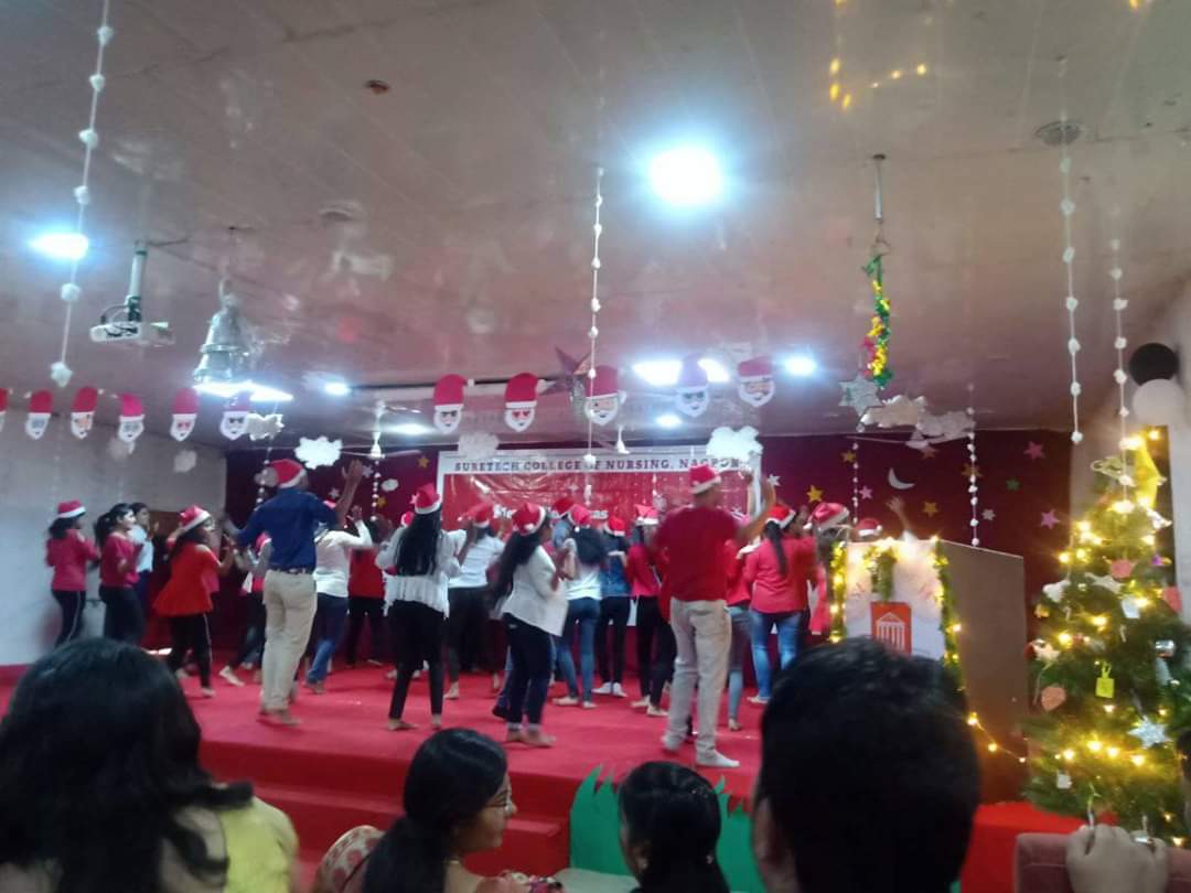 Suretechnursing's tweet photo. Christmas Celebration at Suretech College of Nursing.
#christmas2019 #celebration #suretech #collegeofnursing https://t.co/qzJ17OO2J3