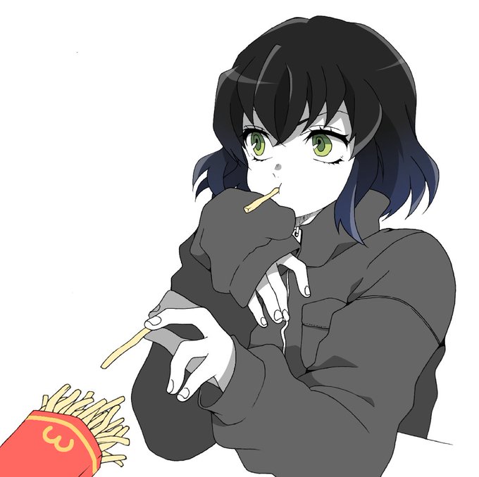 山田すぅ‎🌸さんがTwitterに投稿した嘴平伊之助(鬼滅の刃)のイラスト。