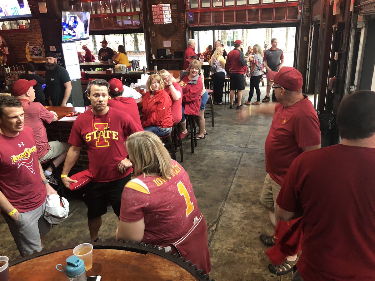 Cyclone fans are at it early #CampingWorldBowl #OnBrand #CyclonesEverywhere @isualum @DFWCyclones @CWBowl #CyclONEnation