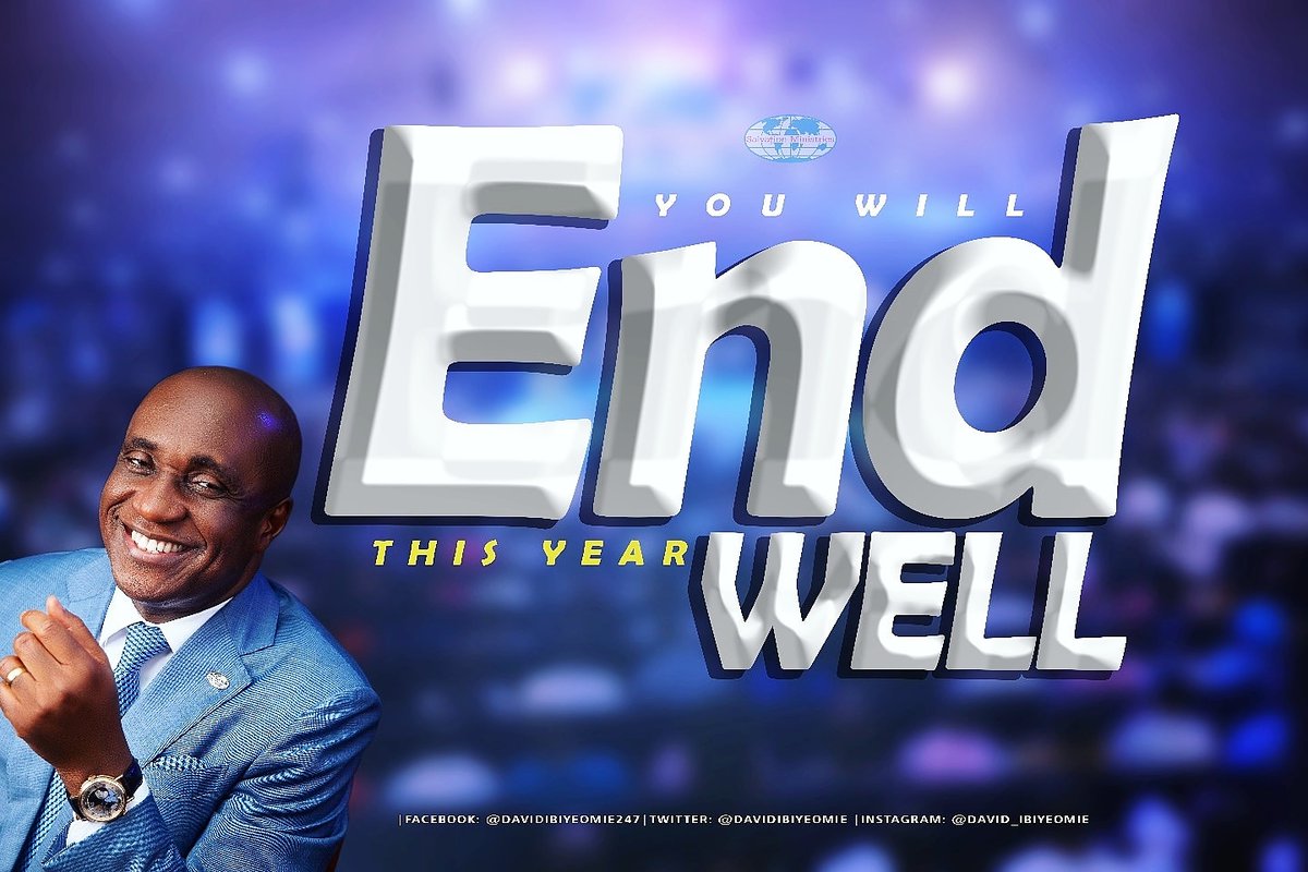DavidIbiyeomie's tweet photo. I decree again, you will end this year well!!! https://t.co/GrnKa9e6PQ