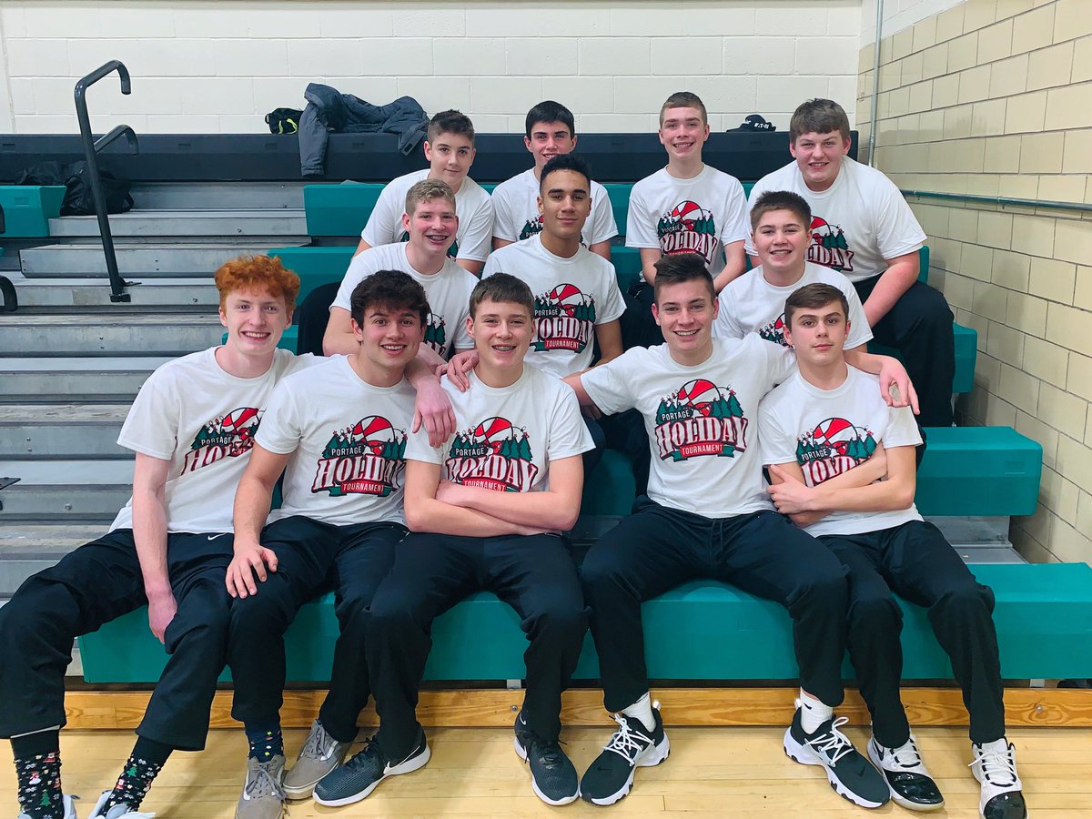 StangBasketball's tweet photo. It's Championship Day for these guys as we take on Penns Manor at 7:30 in the Portage Holiday Tournament. 1st game is Turkeyfoot vs Northern Bedford! Let's go Herd and Community! Your support matters🙏👏👏 https://t.co/4gZ7PJI21r