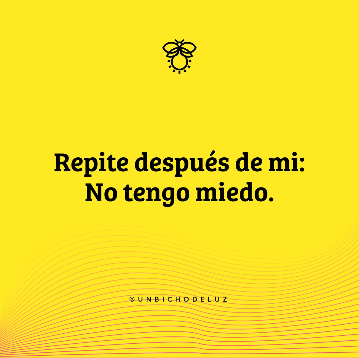 unbichodeluz's tweet photo. No tengo miedo https://t.co/DSDikASJ0E