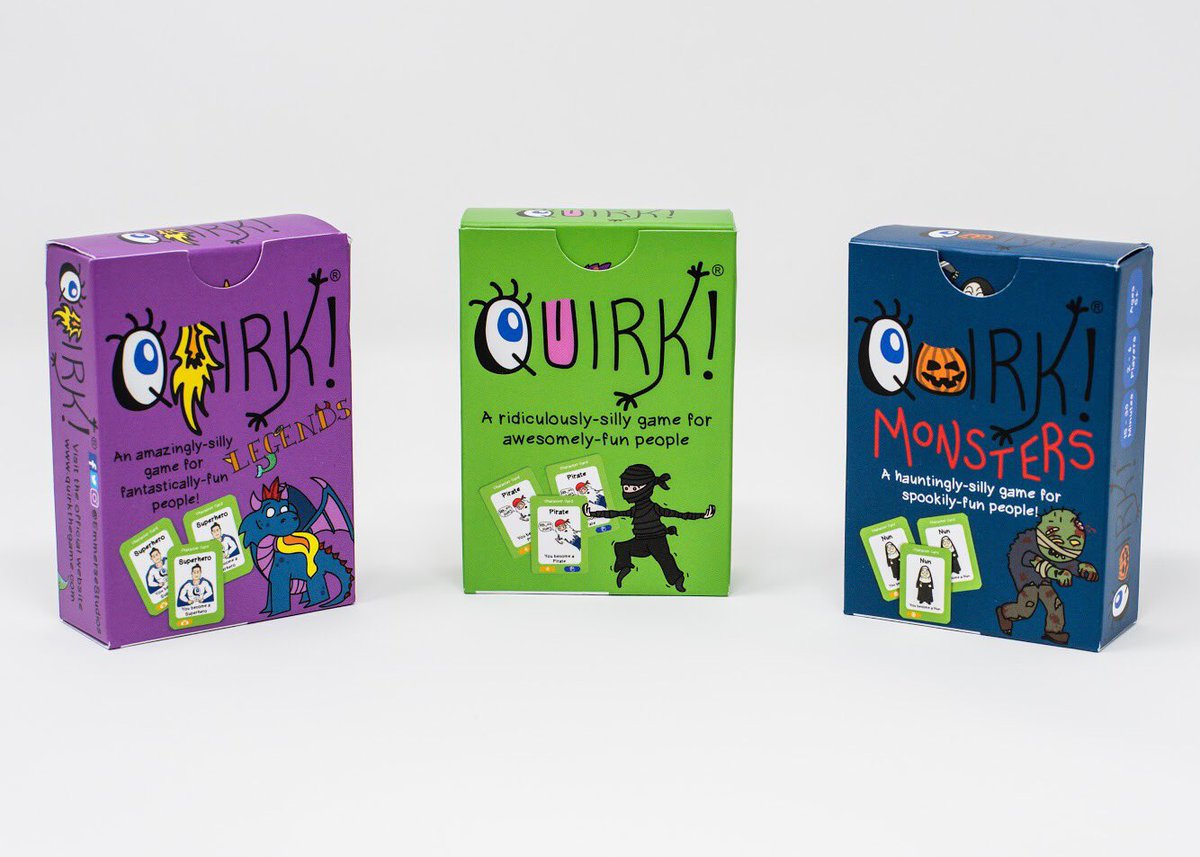 Quirk! sells primarily in the U.K. and since going to market in October 2017 has sold over 10,000 games with almost 11,000 in circulation.

Are there any families outside the U.K. who are interested in getting their hands on a copy of one of our games in the New Year?