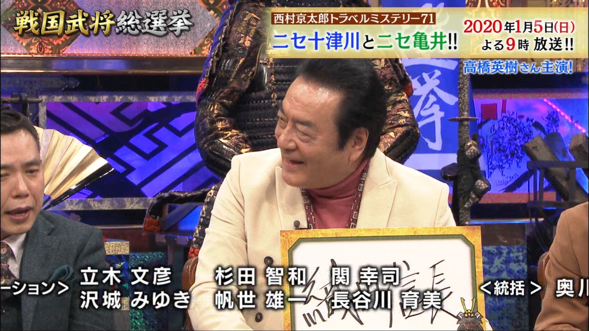 戦国武将総選挙 ナレーション