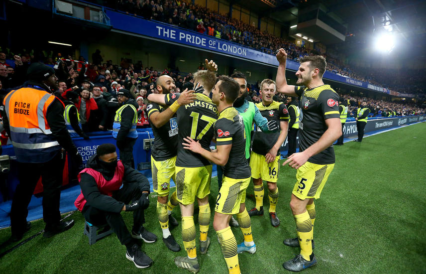 Matchday #19 - Chelsea 0-2  #SaintsFCI've honestly needed time to calm down from this one. What a performance from everyone involved and what a huge three points. So happy for Obafemi and Redmond, they needed their goals. Is it too much now to ask for the same against Palace?