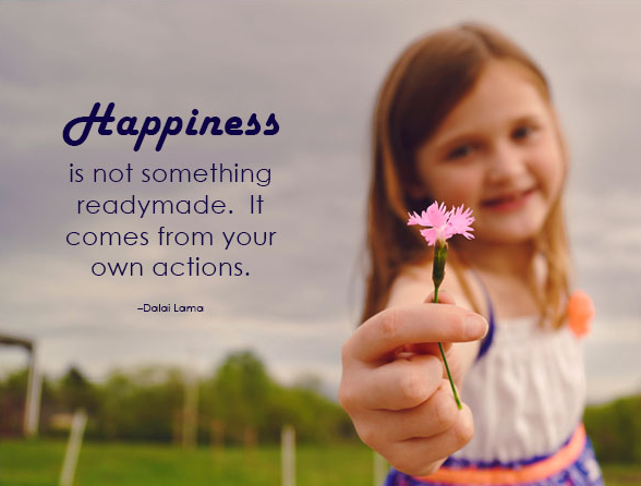 motivation_grid's tweet photo. Happiness is not something readymade.  It comes from your own actions. –Dalai Lama https://t.co/8wSjlCUeTM