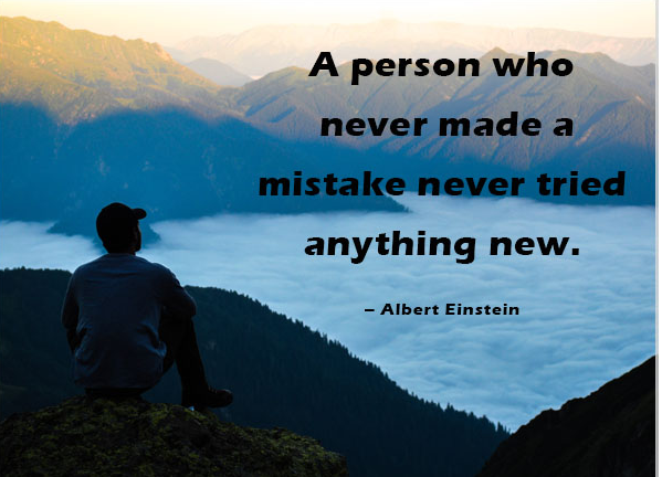 motivation_grid's tweet photo. A person who never made a mistake never tried anything new. – Albert Einstein https://t.co/oL0peojWO3