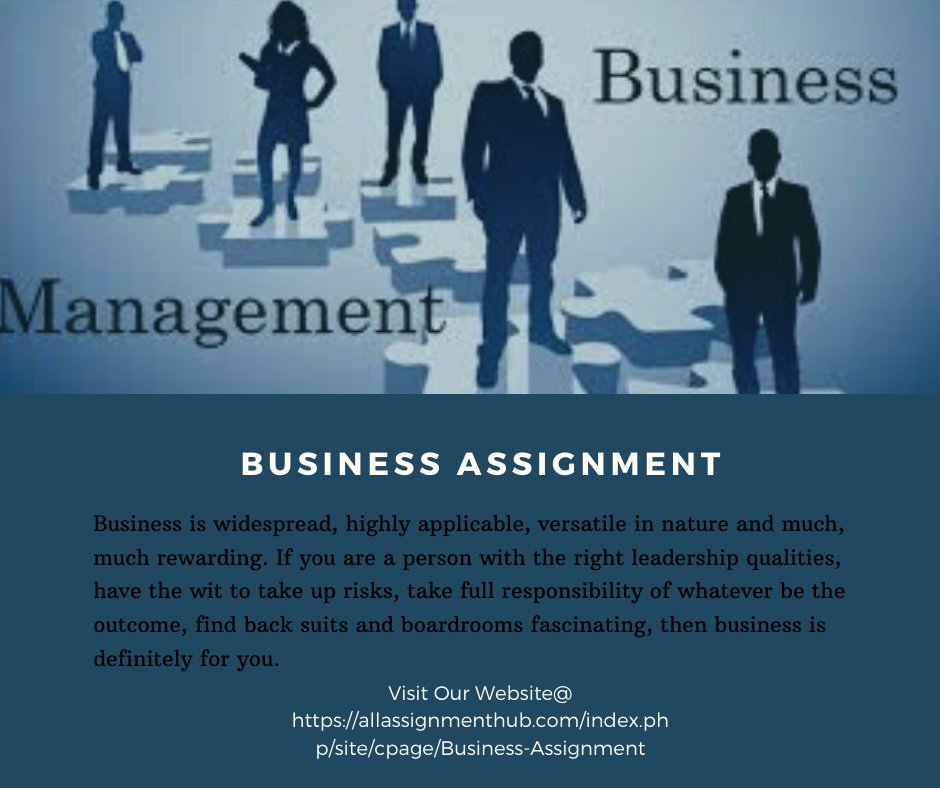 allassignmenth2's tweet image. Need help with any assignment task? Experts at allassignmenthub.com are ready to assist you!
Visit Our Website@ 
#businessassignment #business #businessprojects #allassignmenthub #bestassignment #bestassignmentservice