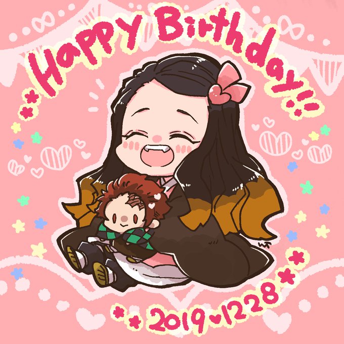 わたぬき⚖さんがTwitterに投稿した竈門禰豆子(鬼滅の刃)のイラスト。