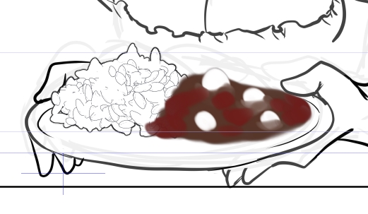 美味しそうなカレーライス()ですね 