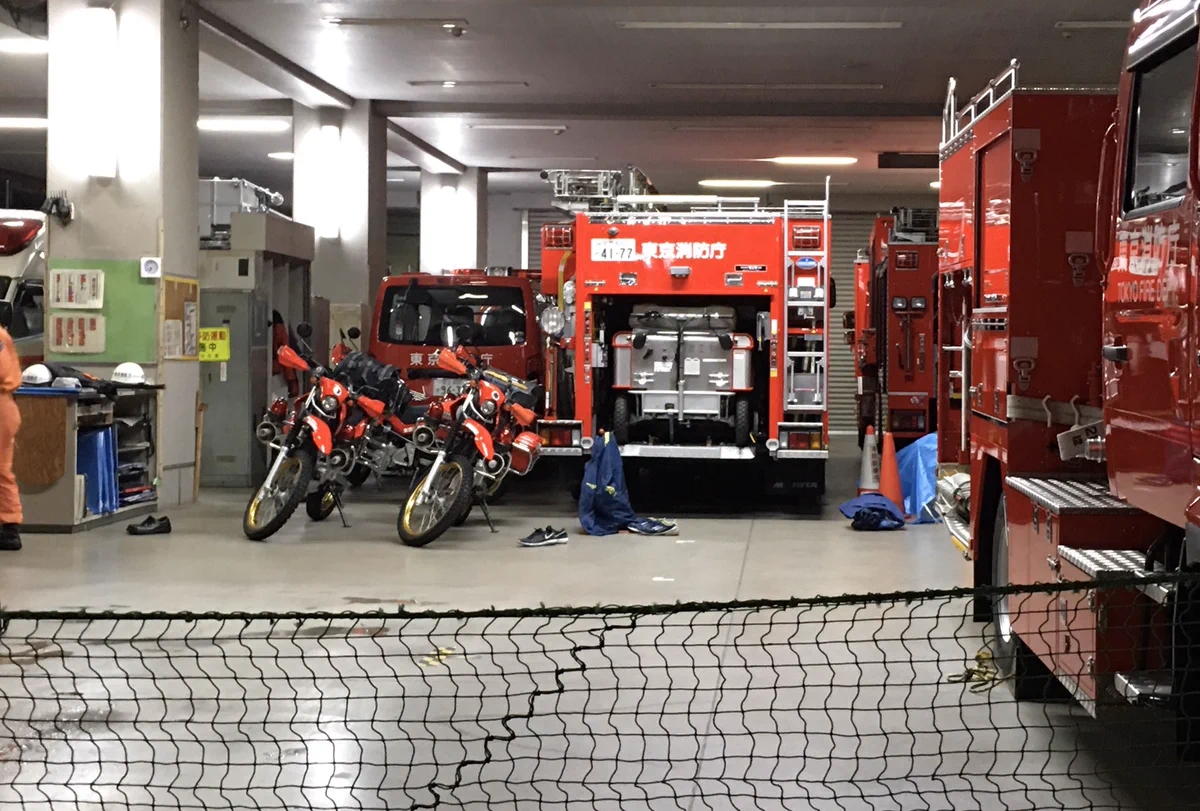 消防署用のバイクを初めてみた！！興奮してたら許可をくれて撮影OKを頂きました！