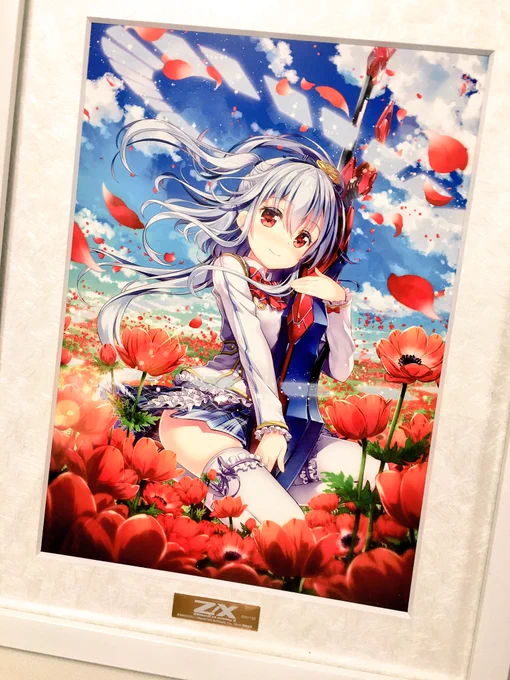 企業ブースで販売のジークレー(高精細原画)の見本を頂きました^_^
とっても綺麗なので職場に飾ります!
明日以降も販売されますよ☆
#ZX_TCG 