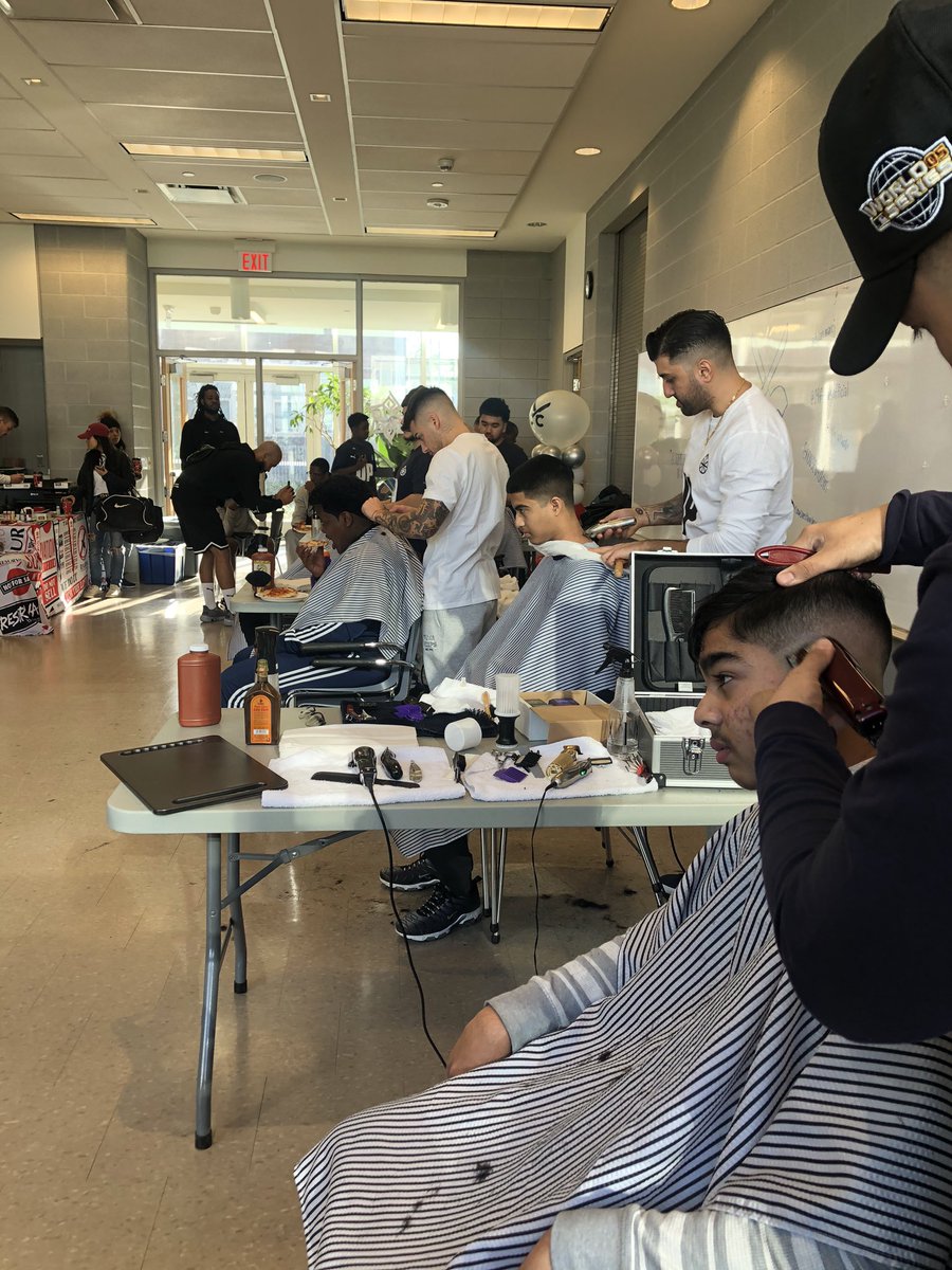 ThomasAndWaugh's tweet photo. Regent Park and Puma X kickback event. A day filled with basketball, friendship and competition. Youth can receive haircuts, new shoes and jerseys. https://t.co/Xd5KFJCn37