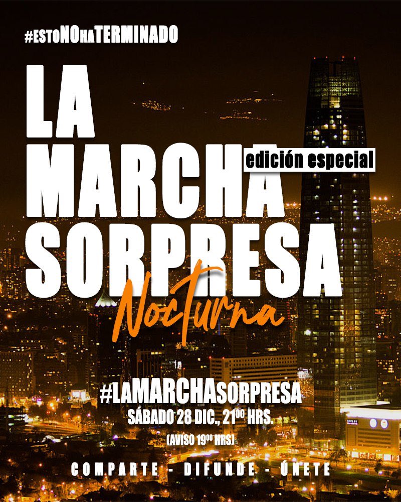 GaldamesGaston's tweet photo. #ChileDesperto #chileviolateshumanrightsts #ChileViolaDDDHH #EstoyConMon #DerechaSaqueadora #NoEntendieron #MarchamosElViernes #FunaAPiñera
#ChadwickCulpable #LaMarchaSorpresa #RenunciaFelipeGuevara #PacosAsesinos #RenunciaRozas #BigData #PineraElAsesinoEresTú https://t.co/aw9iAm7lLs