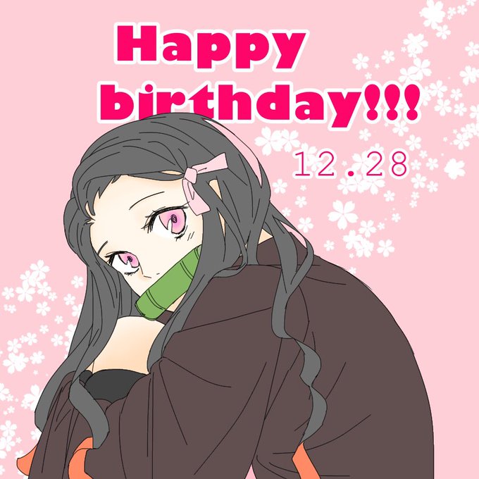 たぐちさんがTwitterに投稿した竈門禰豆子(鬼滅の刃)のイラスト。