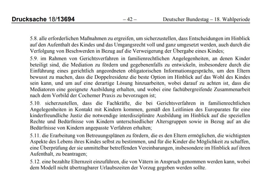 PapaMamaAuch's tweet photo. @spdbt Warum setzen Sie dann nicht endlich die #Europarat #Resolution_2079 von 2015 um?
Damit Kinder auch nach der #Trennung #Beide_Eltern haben können?
Warum hört in Ihrer Politik der SPD-Ministerien @BMFSFJ und @BMJV_Bund die #Gemeinsame_Betreuung mit der Trennung der Eltern auf? https://t.co/zJMlYA2qEc