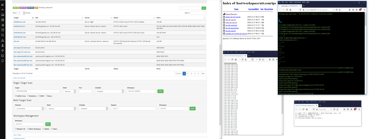 xer0dayz's tweet image. If you didn't know, you can use Sn1per to retrieve a targets ASN, full subnet list and IP's via 'recon' mode. These can easily be fed into Sn1per using 'discover' mode to scan full subnets and enumerate all hosts. 😎
xerosecurity.com
#bugbounty #netsec #infosec #offsec