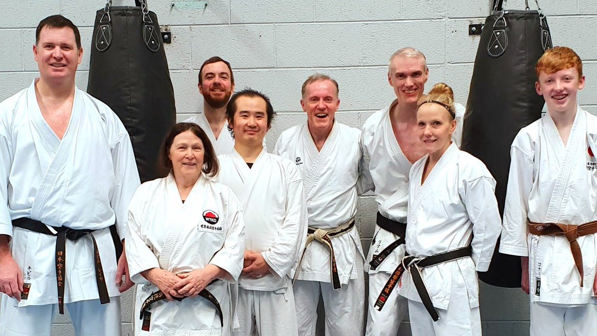 DCUKarate's tweet photo. Great to see some alumni and old friends of @DublinCityUni Karate Club turn up for the last session of the year. See you all in 2⃣0⃣2⃣0⃣! https://t.co/Fr1r3VRZjQ