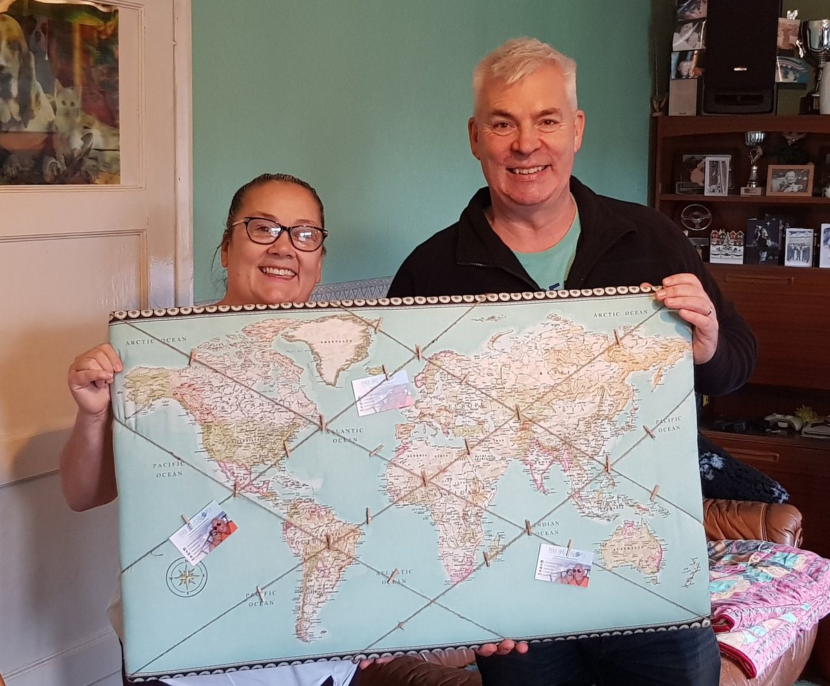 paulandcarole's tweet photo. The best present ever!
Made by our lovely niece Nat and Al, thanks so much, what a great start to the Morgan Day! 😍
#Morgan #Christmas #Mapoftheyear #crafts https://t.co/RMDHMMpdRf