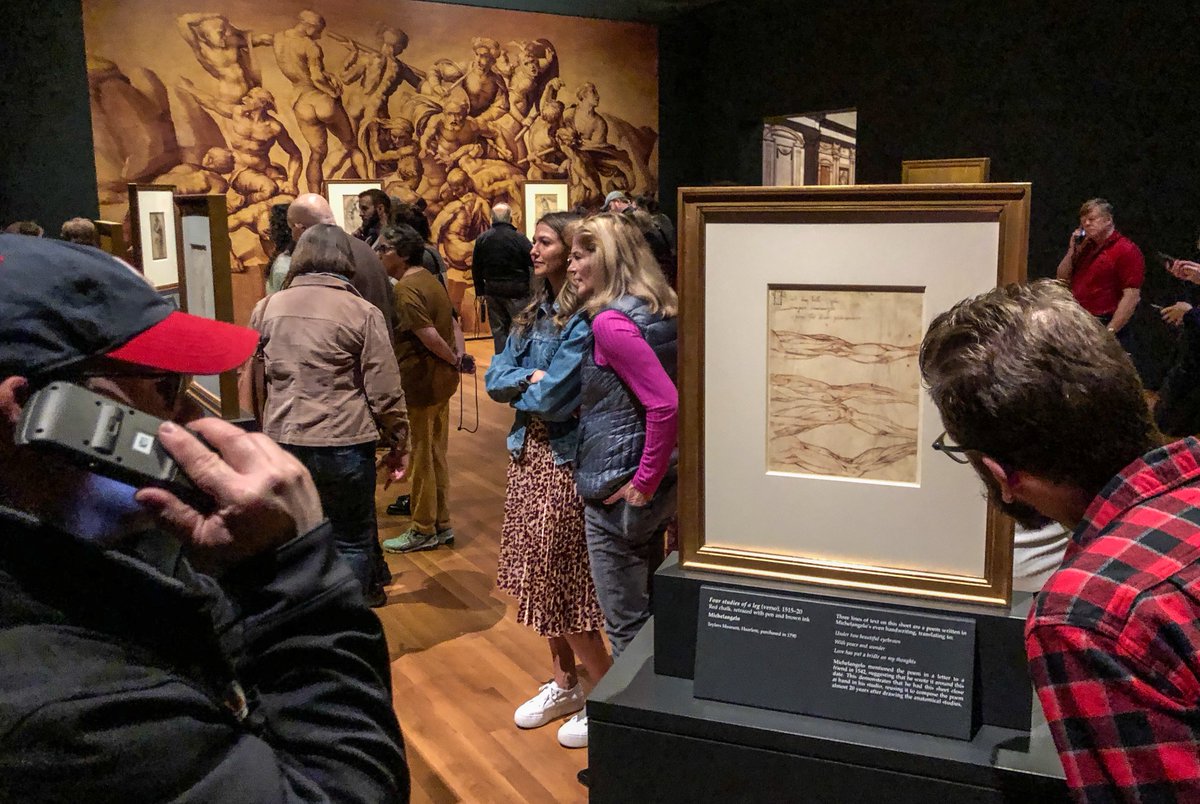 ClevelandArt's tweet photo. FINAL WEEK: “Michelangelo: Mind of the Master” runs through Sun, 1/5. Named "The Best Art of 2019," if you want to see what the @WSJ calls "nothing less than the perfect exhibition," reserve your tix now. #MindoftheMaster https://t.co/aGQaT6Bbxq https://t.co/KsXTCfQCR9