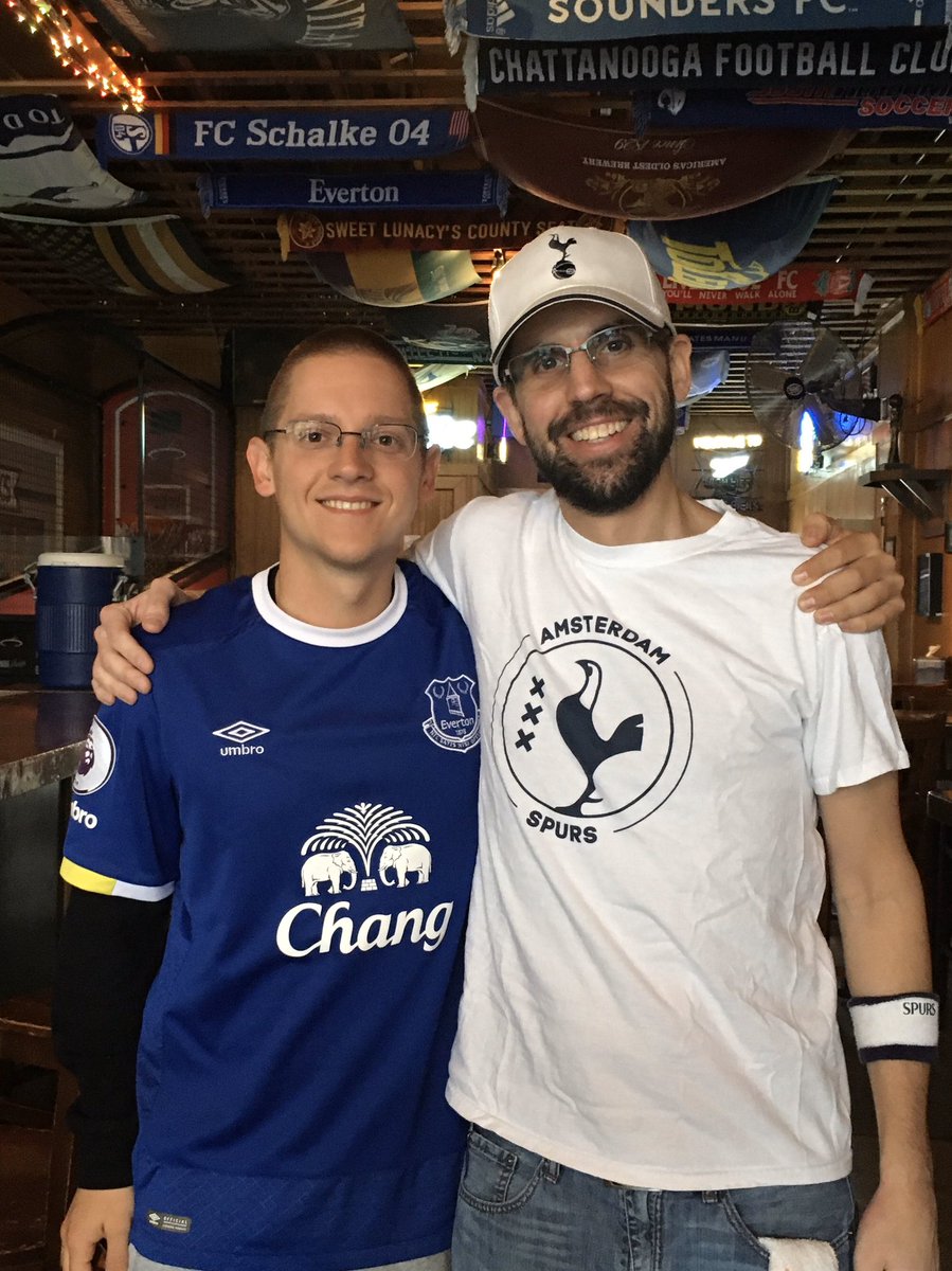 One of the first Toffees to come to our pub when we started opening. Found out he recently joined the military, and just completed basic. Till we meet again, your seat and pint will be waiting. #COYS #EFC #NEWEVE #MyPLMorning