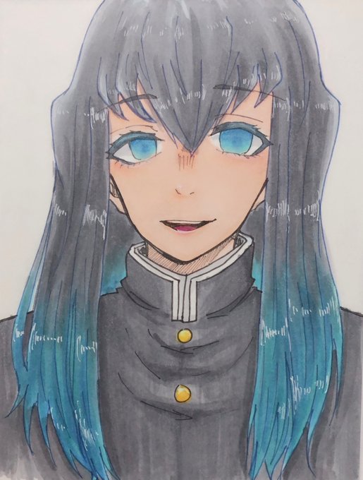 パンナコッタさんがTwitterに投稿した時透無一郎(鬼滅の刃)のイラスト。