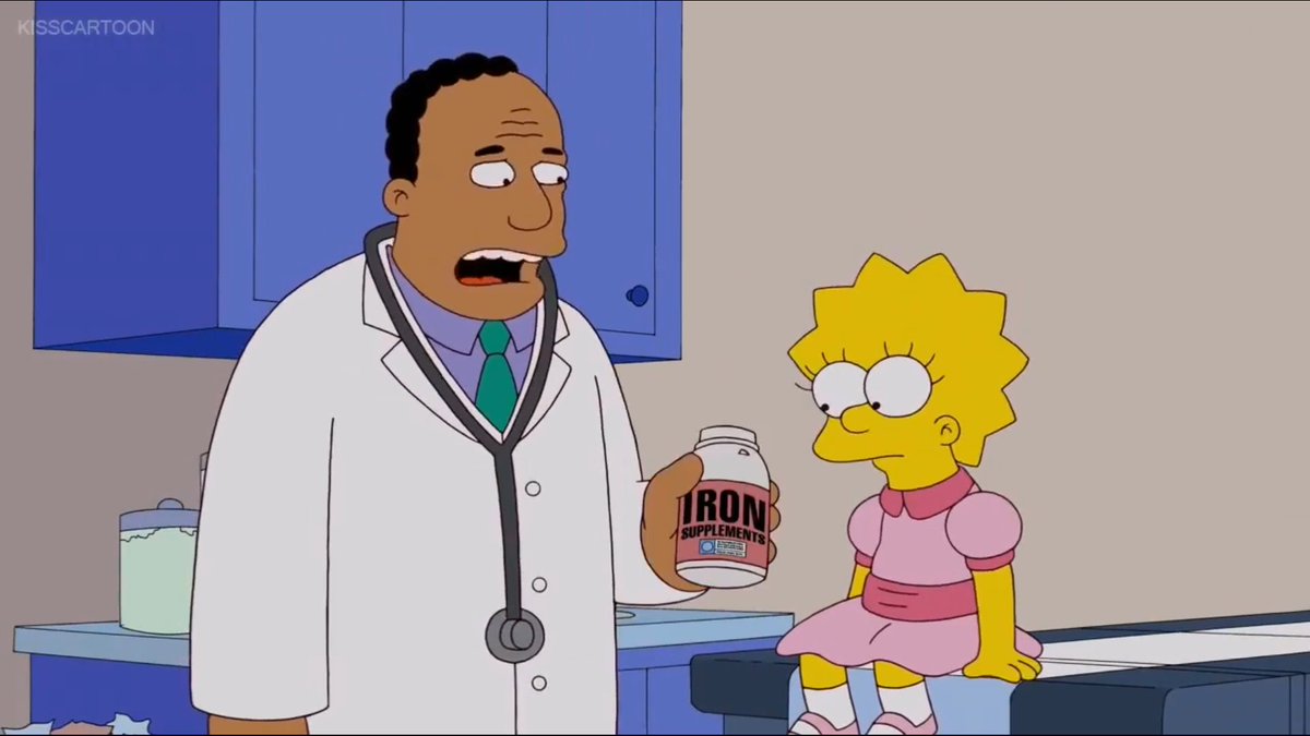 MundaneSimpsons's tweet photo. Lisa, if you must forgo meat, I advise you to take these iron supplements.
#Simpsons #TheSimpsons #mundanesimpsons #Simpsons30 #everysimpsonsever https://t.co/5YBwBUgLx2