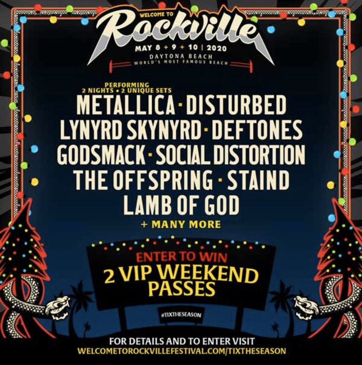 grimmlife's tweet photo. We are still waiting on our tickets and GIVEAWAY tickets to get here, but...you can enter to win tickets from @RockvilleFest NOW!!!#TIXTHESEASON! Now through 12/31, enter for your chance to win a pair of VIP Weekend Passes to #WelcomeToRockville! https://t.co/DpBtafWBsB https://t.co/SBonCjLff7
