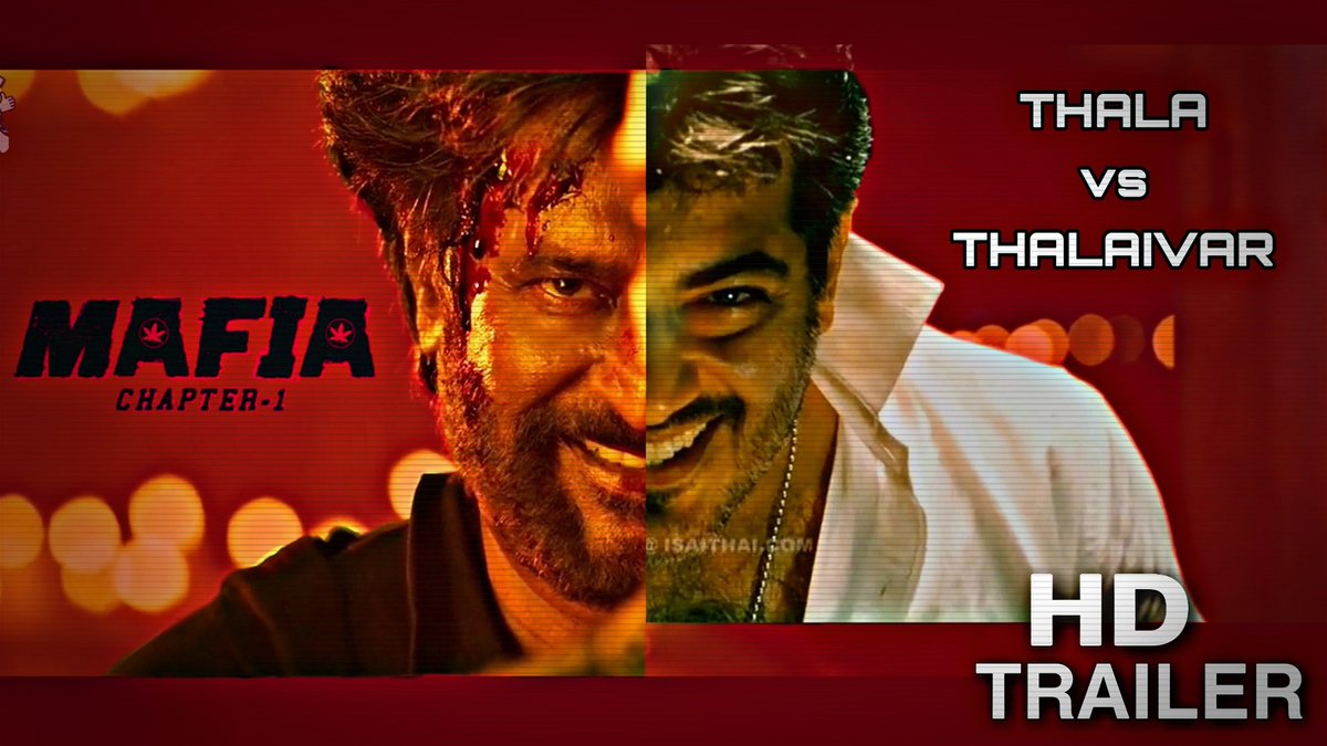 bachelorofEditz's tweet photo. https://t.co/aHAOWHOb9k

#MAFIA Trailer #THALA vs #THALAIVAR version | #AJITH vs #RAJINI | #GOOD vs #EVIL 

Share to #Thala &amp; #Thalaivar Fans 

🎧 #must

@Premgiamaren @vp_offl @Actorjai @MahatOfficial @thisisysr @iamharishkalyan @ThalaAjith_FC pls watch &amp; Retweet Bro's If u like https://t.co/fQQl0Yb9Ox