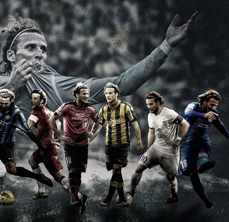 21 years, 10 clubs, 310 goals.

Diego Forlán plays his final game today.