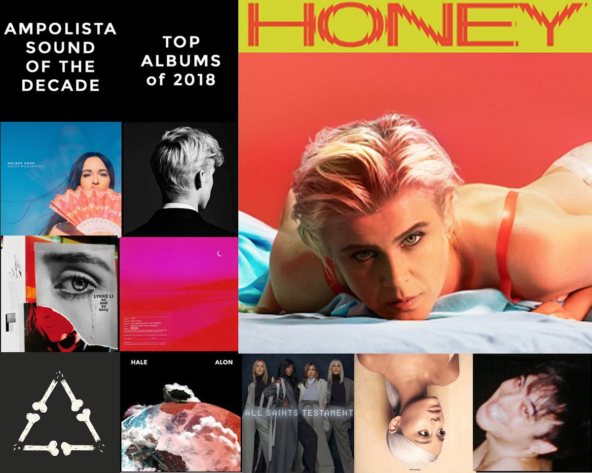 ampolista's tweet photo. Ampolista
Top Albums of 2018
@robynkonichiwa ❤️❤️❤️
@troyesivan
@KaceyMusgraves
@thisisLANY
@LykkeLi
@sushitrash
@ArianaGrande
@AllSaintsOffic
@halemusicph
@PeterBjornJohn
Do you have them in your playlist?
#soundofthedecade
#top2018 https://t.co/7Aj0nx31zR