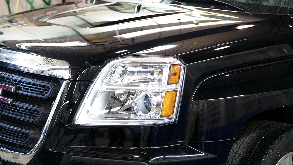 Putting the shine into this GMC with our Diamond Ceramic—call our office for more information on dealers who offer our product in your area! Lab-tested increased gloss, shine, and paint strength sustained over a seven-year period. #ECP #AutoArmor #TheProtector #VehicleProtection