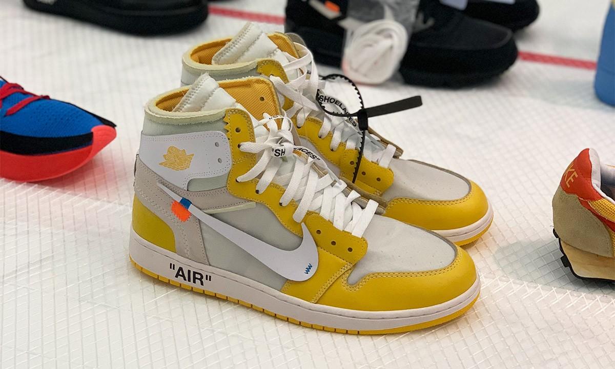 jordan 1 off white yellow canary