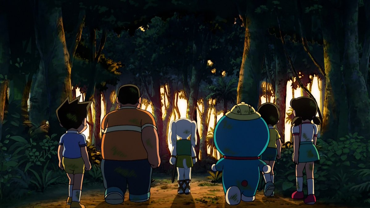嘲笑のひよこ すすき Sur Twitter 新 のび太の大魔境 ペコと5人の探検隊 原作とあわせておそらく一番好きな長編ドラ ジャイアンの格好良さが白眉 わたしの思い出の映画ドラえもん 映画ドラえもん ドラえもん Doraemon