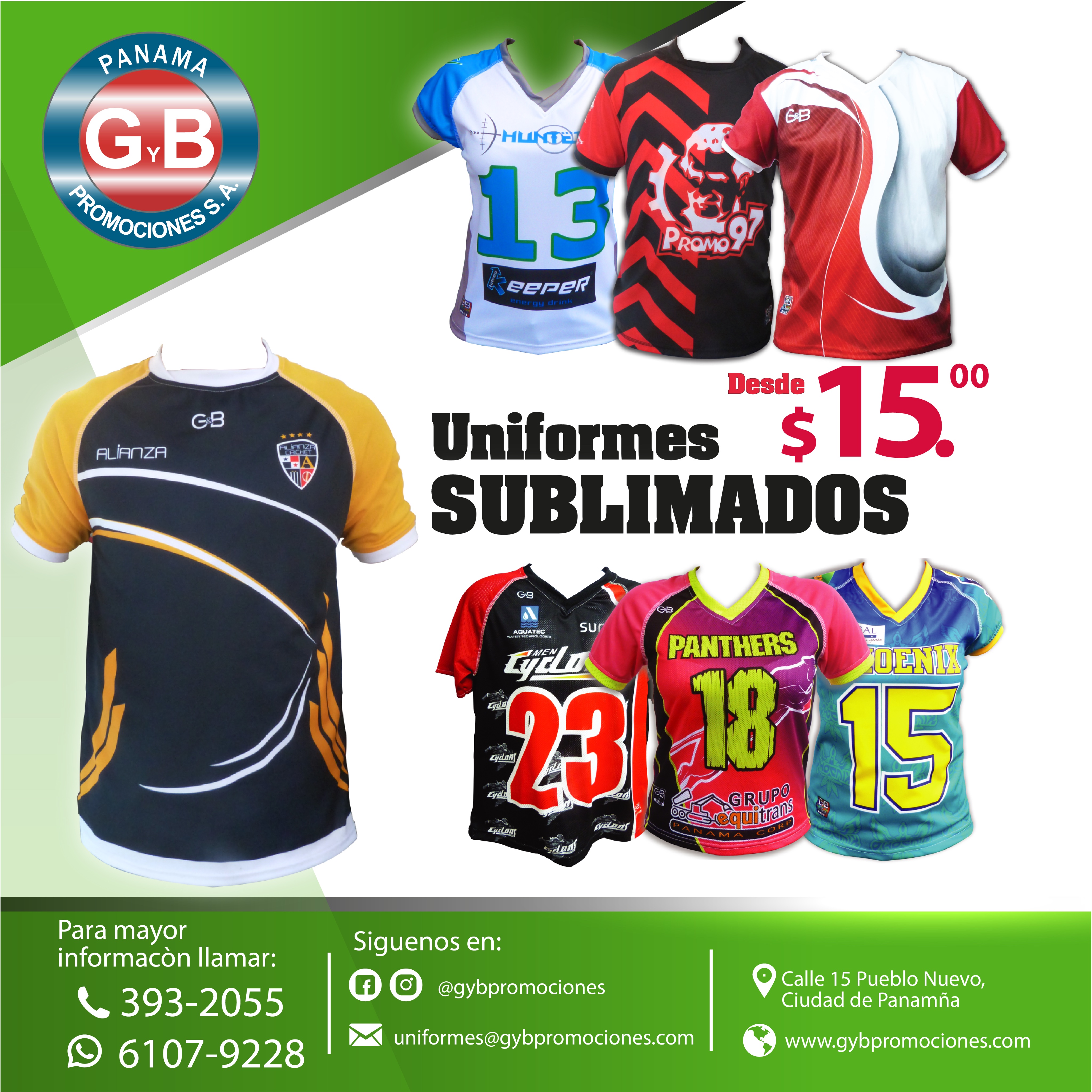 G B UNIFORMES PANAMA on X Uniformes sublimados de alta calidad a precios que no tienen comparacion. https t mhLO8Zh8uv X